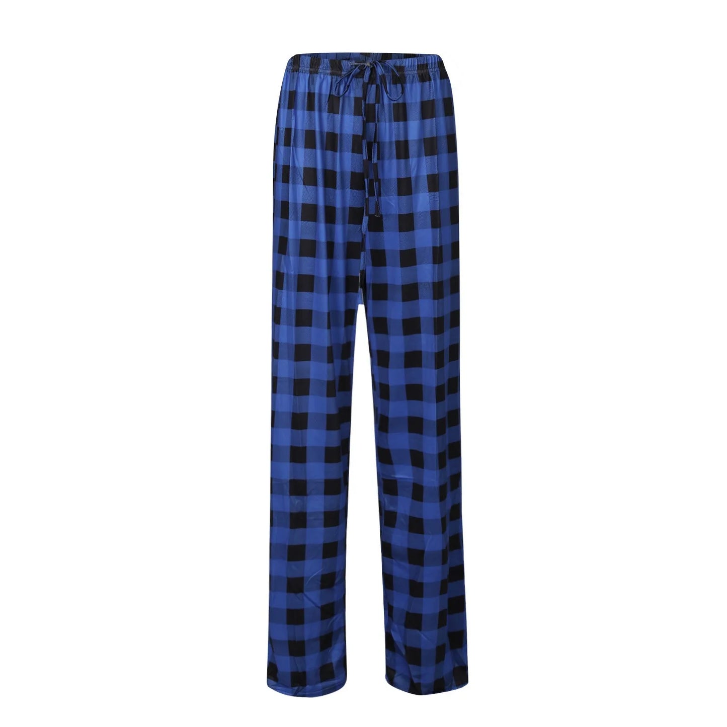 Women Christmas Pajama pants Autumn Winter Plaid Printed Pants Fashion Casual Wide Leg Pants Clothing Streetwear